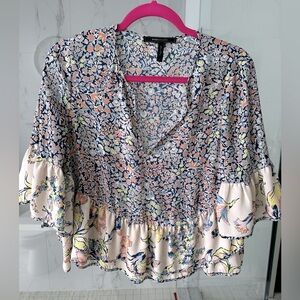 BCBGMAXARIA Floral Top